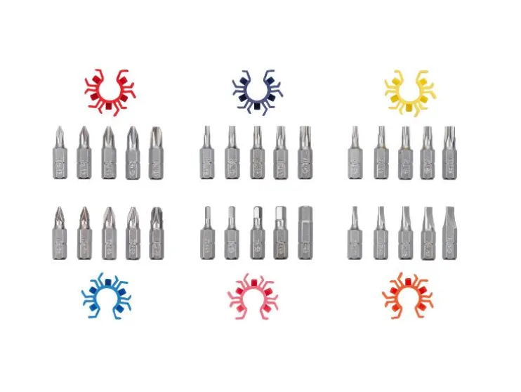 Ratelschroevendraaier met bitset