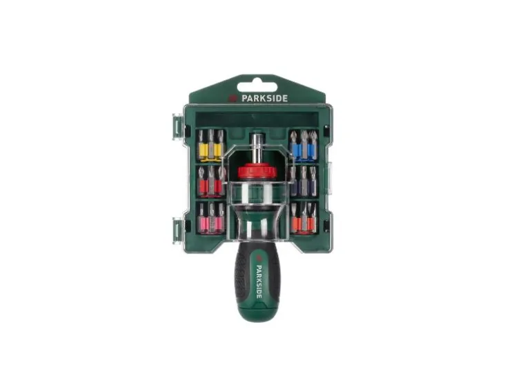 Ratelschroevendraaier met bitset