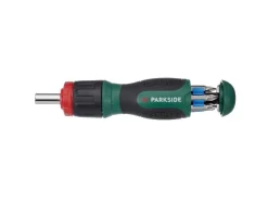 Ratelschroevendraaier met bitset