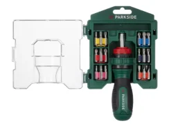 Ratelschroevendraaier met bitset