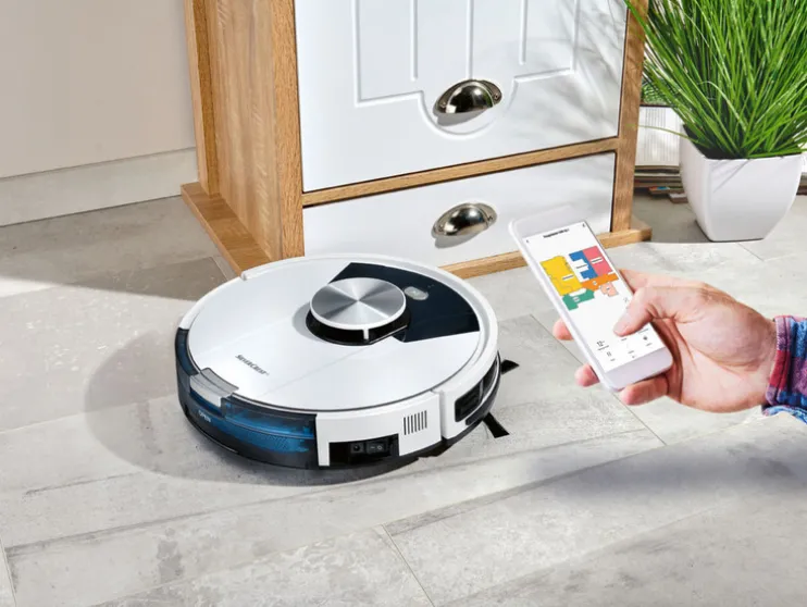 Robotstofzuiger met laser