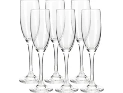 Rodewijnglazen, wittewijnglazen of champagneglazen