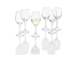 Rodewijnglazen, wittewijnglazen of champagneglazen