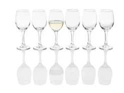 Rodewijnglazen, wittewijnglazen of champagneglazen