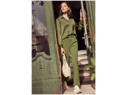 Satijnen dames blouse