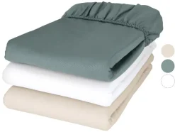 Satijnen hoeslaken 140-160 x 200 cm