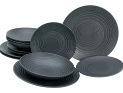 Serviesset Lava Stone 12-delig