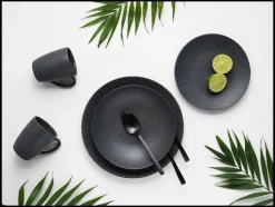 Serviesset Leisteen Black