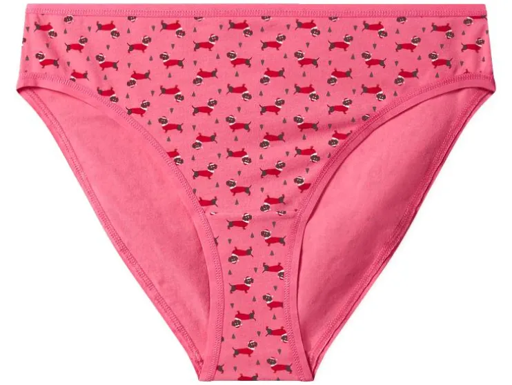 Set van 5 dames kerstonderbroeken