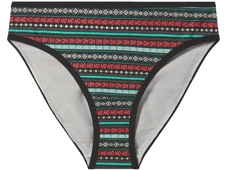 Set van 5 dames kerstonderbroeken