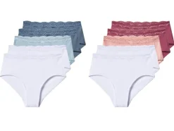Set van 5 dames onderbroeken met kant