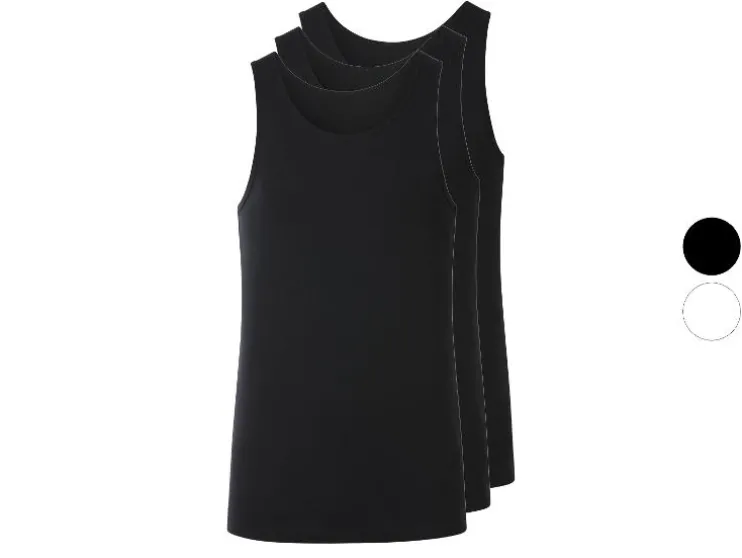 Set van 3 fijnrib heren hemden - Plus size