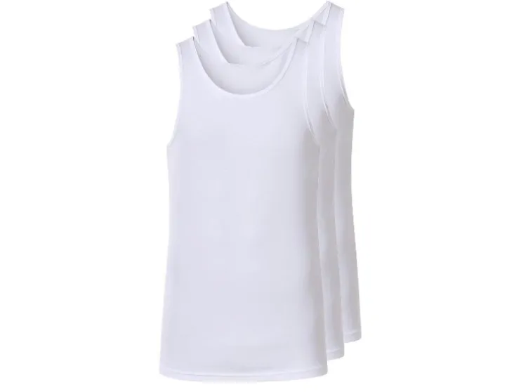 Set van 3 fijnrib heren hemden - Plus size