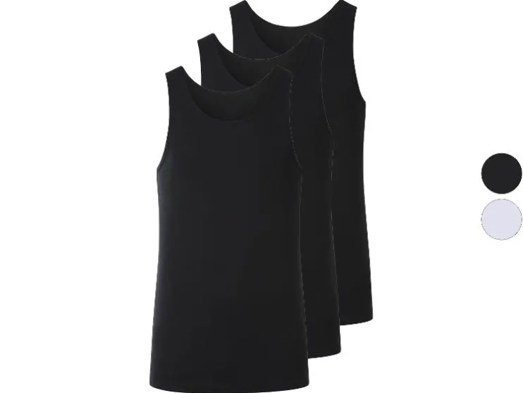 Set van 3 fijnrib heren hemden