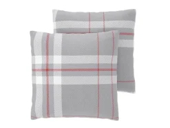 Set van 2 fleece kussenslopen 60 x 50 cm