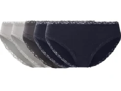 Set van 5 geribde dames onderbroeken