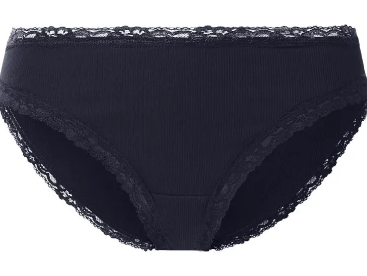 Set van 5 geribde dames onderbroeken