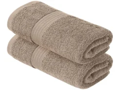 Set van 2 handdoeken 100 x 50 cm