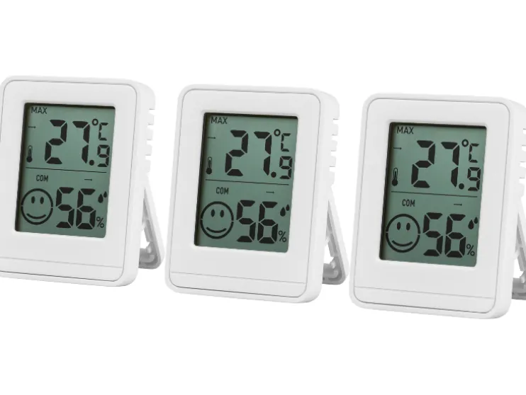 Set van 3 hygro- en thermometers