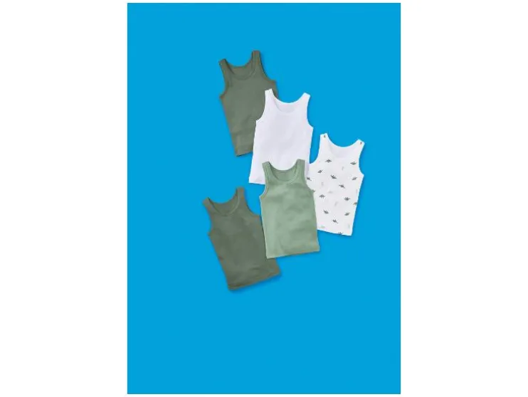 Set van 5 kinder hemden