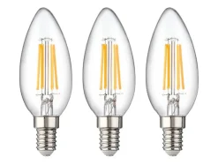 Set van 3 LED-filamentlampen