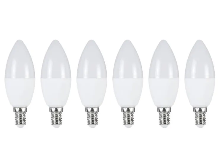 Set van 6 LED-lampen
