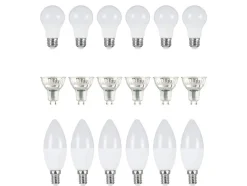 Set van 6 LED-lampen