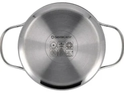 Set van 5 RVS pannen