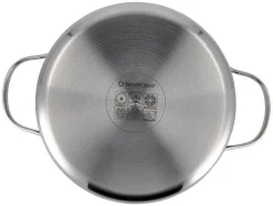 Set van 5 RVS pannen