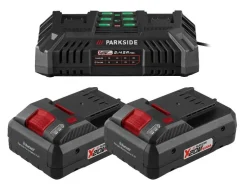 Set van 2 smart accu's 20 V - 4 Ah en 1 lader - 4,5 A