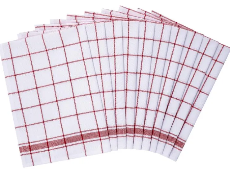 Set van 10 theedoeken 50 x 70 cm