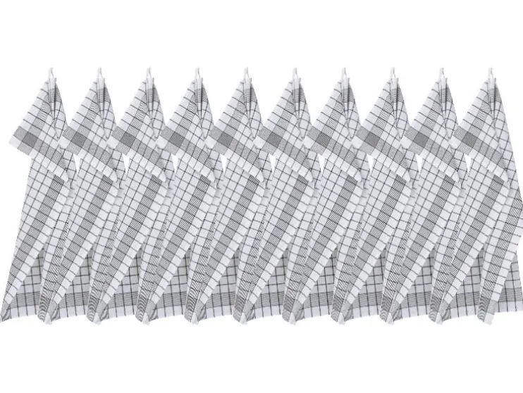 Set van 10 theedoeken 50 x 70 cm