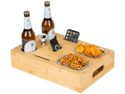 Snackplank met glazen bakjes