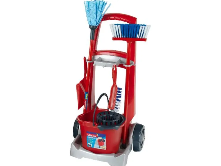 Speelgoed schoonmaaktrolley of stofzuiger