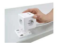 Stekkerdoos kubus met USB-aansluitingen