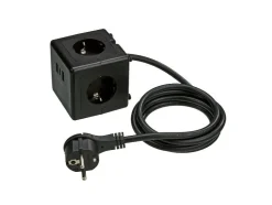 Stekkerdoos kubus met USB-aansluitingen