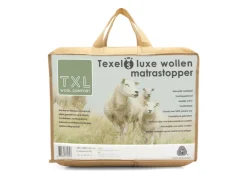 Texels Wol matras topper 140 x 200 cm