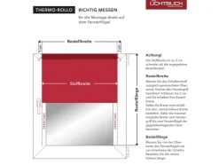 Thermo-rolgordijn Klemmfix