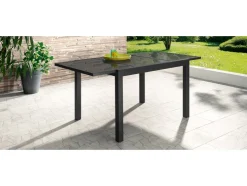 Uitschuifbare aluminium tuintafel Houston