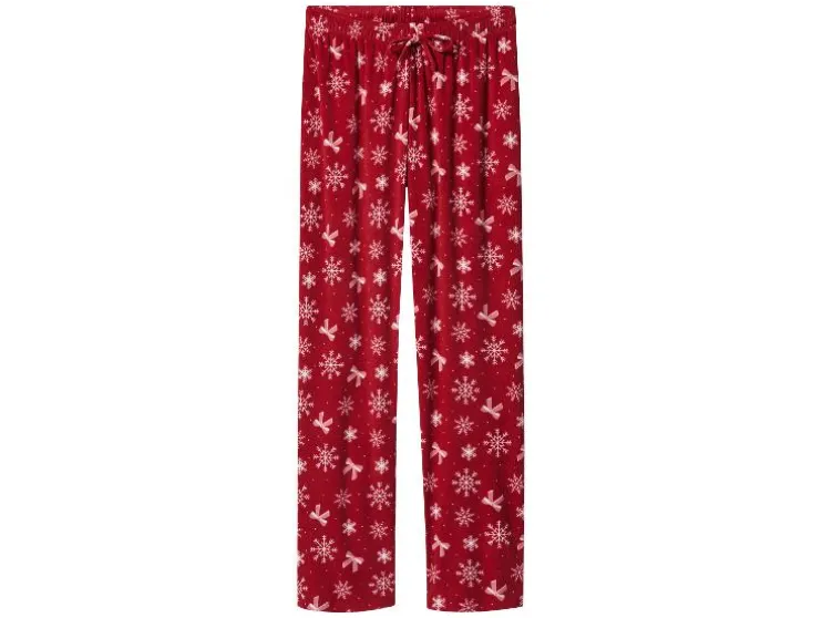 Velours dames kerstpyjama