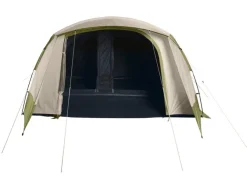 Verduisterde familie kampeertent