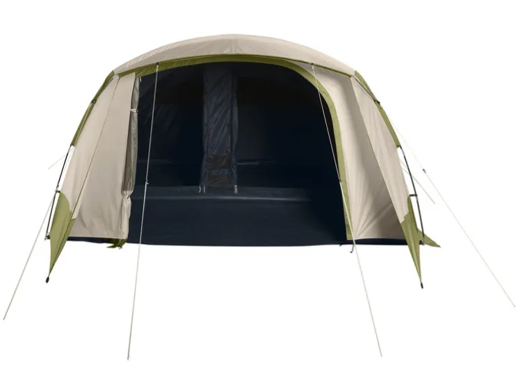 Verduisterde familie kampeertent