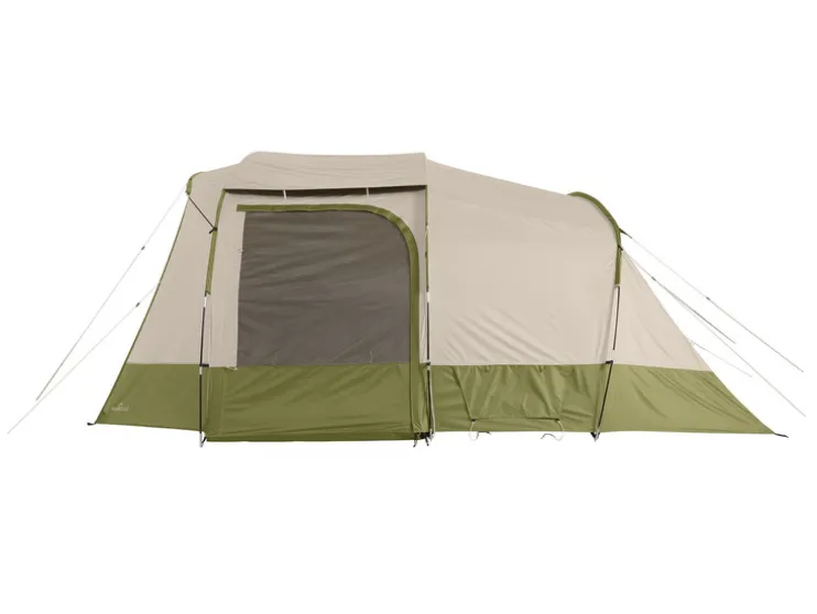 Verduisterde familie kampeertent