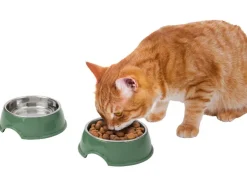 Voer- en drinkbak, voermat of likmat