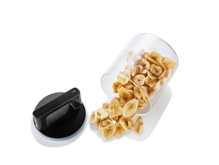 Voorraadpotten met vacumeerdeksel