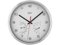 Wandklok met thermometer en hygrometer