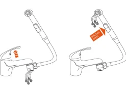 Wastafelsproeikop handdouche