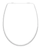 WC zitting duroplast FAMILY WHITE met soft-close-mechanisme en snelsluiting