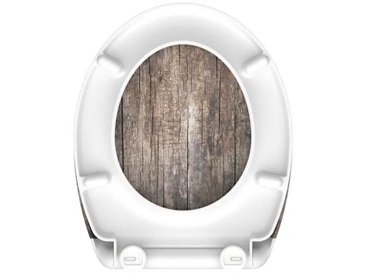 WC zitting duroplast, met soft-close-mechanisme