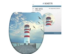 WC zitting duroplast, met soft-close-mechanisme